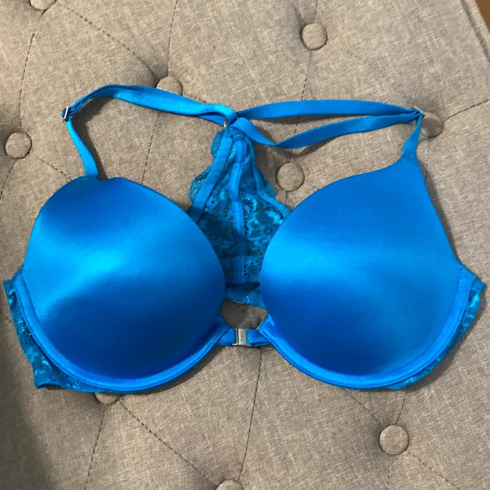 Blue Victoria’s Secret PINK bra
